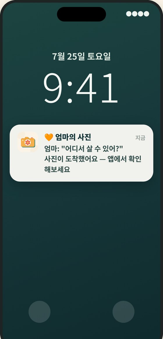사진 도착 알림